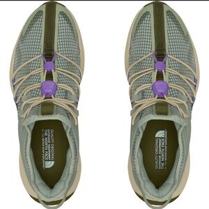 NEW The North Face oxeye hiking Women's Olive and Lavender Sneakers size 7.5